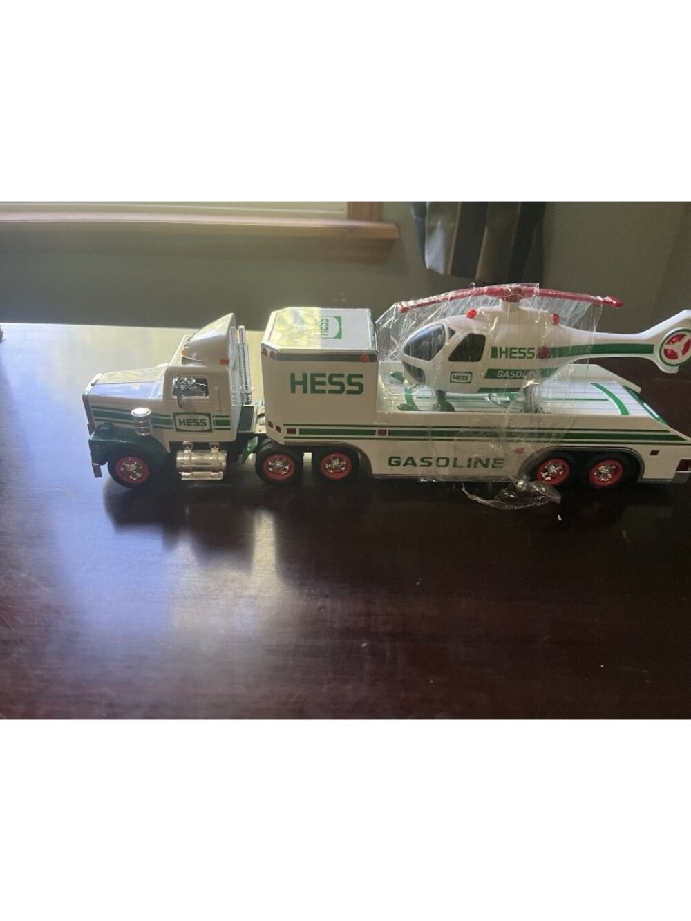 hess toy Truck And Helicopter Made 1995
